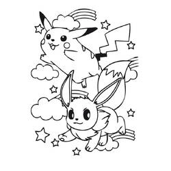Coloriage Pokémon (Jeux Vidéos) #171061 à imprimer et colorier