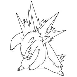 Dessin à colorier: Pokémon (Jeux Vidéos) #24665 - Coloriages à Imprimer Gratuits