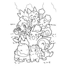 Dessin à colorier: Pokemon Go (Jeux Vidéos) #154134 - Coloriages à imprimer