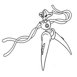 Coloriage Pokémon Légendaire (Jeux Vidéos) #202435 à imprimer et colorier