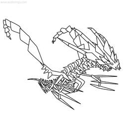 Coloriage Pokémon Légendaire (Jeux Vidéos) #202437 à imprimer et colorier