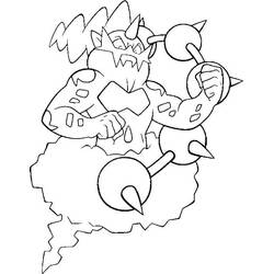 Coloriage Pokémon Légendaire (Jeux Vidéos) #202438 à imprimer et colorier
