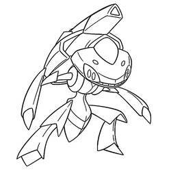 Coloriage Pokémon Légendaire (Jeux Vidéos) #202439 à imprimer et colorier