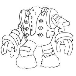 Coloriage Pokémon Légendaire (Jeux Vidéos) #202451 à imprimer et colorier