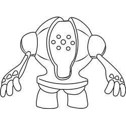 Coloriage Pokémon Légendaire (Jeux Vidéos) #202453 à imprimer et colorier