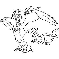 Coloriage Pokémon Légendaire (Jeux Vidéos) #202454 à imprimer et colorier