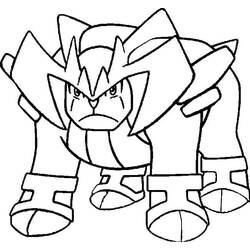 Coloriage Pokémon Légendaire (Jeux Vidéos) #202457 à imprimer et colorier