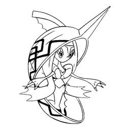 Coloriage Pokémon Légendaire (Jeux Vidéos) #202458 à imprimer et colorier