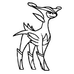 Coloriage Pokémon Légendaire (Jeux Vidéos) #202462 à imprimer et colorier