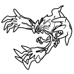 Coloriage Pokémon Légendaire (Jeux Vidéos) #202464 à imprimer et colorier