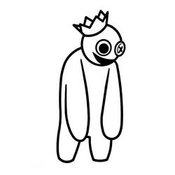 Coloriage Rainbow Friends (Jeux Vidéos) #201284 à imprimer et colorier