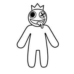 Coloriage Rainbow Friends (Jeux Vidéos) #201286 à imprimer et colorier