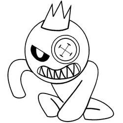 Coloriage Rainbow Friends (Jeux Vidéos) #201289 à imprimer et colorier