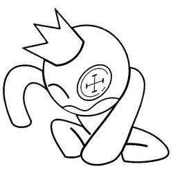 Coloriage Rainbow Friends (Jeux Vidéos) #201294 à imprimer et colorier