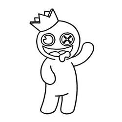 Coloriage Rainbow Friends (Jeux Vidéos) #201302 à imprimer et colorier