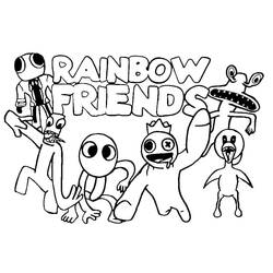 Coloriage Rainbow Friends (Jeux Vidéos) #201303 à imprimer et colorier