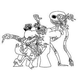 Coloriage Rainbow Friends (Jeux Vidéos) #201314 à imprimer et colorier