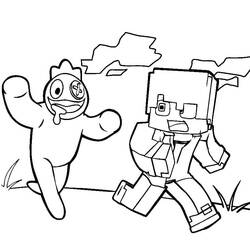 Coloriage Rainbow Friends (Jeux Vidéos) #201316 à imprimer et colorier