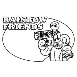 Coloriage Rainbow Friends (Jeux Vidéos) #201322 à imprimer et colorier