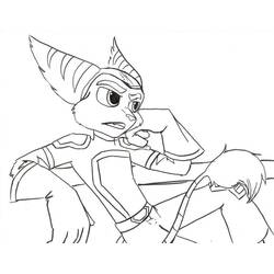 Dessin à colorier: Ratchet et Clank (Jeux Vidéos) #204612 - Coloriages à Imprimer Gratuits