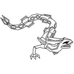 Dessin à colorier: Rayquaza (Jeux Vidéos) #181618 - Coloriages à Imprimer Gratuits
