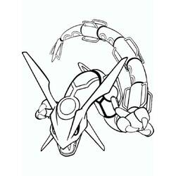 Dessin à colorier: Rayquaza (Jeux Vidéos) #181619 - Coloriages à Imprimer Gratuits