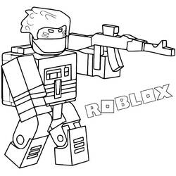 Dessin à colorier: Roblox (Jeux Vidéos) #174426 - Coloriages à Imprimer Gratuits