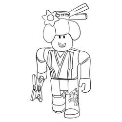 Coloriage à imprimer Roblox (Jeux Vidéos) #214725 pour enfants et adultes