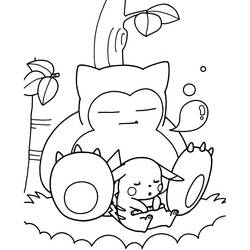 Dessin à colorier: Ronflex (Jeux Vidéos) #181454 - Coloriages à Imprimer Gratuits