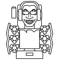Dessin à colorier: Skibidi Toilet (Jeux Vidéos) #214865 - Coloriages à Imprimer Gratuits