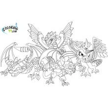 Dessin à colorier: Skylanders (Jeux Vidéos) #43405 - Coloriages à Imprimer Gratuits