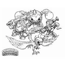 Dessin à colorier: Skylanders (Jeux Vidéos) #43503 - Coloriages à Imprimer Gratuits
