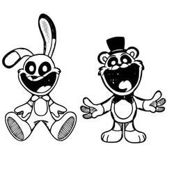 Dessin à colorier: Smiling Critters (Jeux Vidéos) #213232 - Coloriages à Imprimer Gratuits