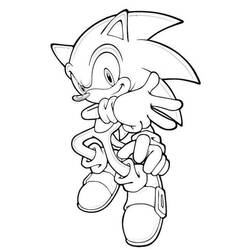Dessin à colorier: Sonic (Jeux Vidéos) #153868 - Coloriages à Imprimer Gratuits