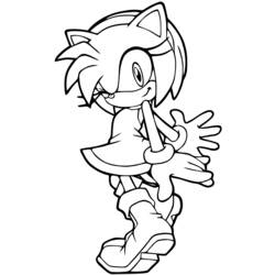 Dessin à colorier: Sonic (Jeux Vidéos) #153904 - Coloriages à Imprimer Gratuits
