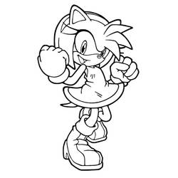 Dessin à colorier: Sonic (Jeux Vidéos) #180800 - Coloriages à Imprimer Gratuits