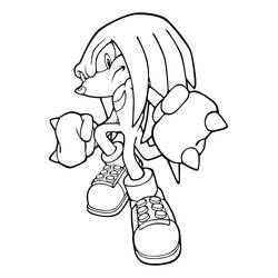 Dessin à colorier: Sonic (Jeux Vidéos) #180807 - Coloriages à Imprimer Gratuits