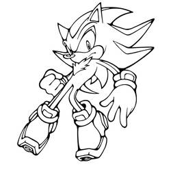 Dessin à colorier: Sonic (Jeux Vidéos) #180815 - Coloriages à Imprimer Gratuits
