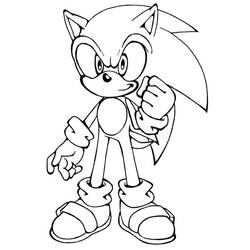 Dessin à colorier: Sonic (Jeux Vidéos) #180822 - Coloriages à Imprimer Gratuits