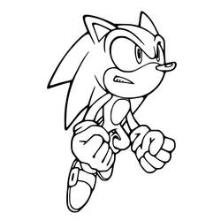 Dessin à colorier: Sonic (Jeux Vidéos) #180829 - Coloriages à Imprimer Gratuits