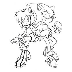 Dessin à colorier: Sonic (Jeux Vidéos) #180830 - Coloriages à Imprimer Gratuits