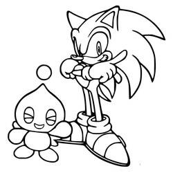 Dessin à colorier: Sonic (Jeux Vidéos) #180831 - Coloriages à Imprimer Gratuits