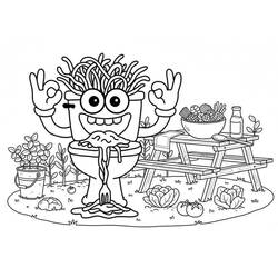 Coloriage Spaghetti Tualetti (Jeux Vidéos) #222151 à imprimer et colorier