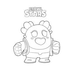 Coloriage Spike Brawl Stars (Jeux Vidéos) #221026 à imprimer et colorier