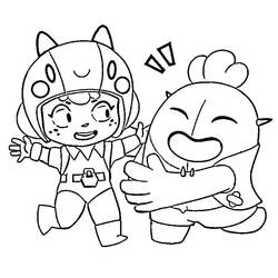 Coloriage Spike Brawl Stars (Jeux Vidéos) #221038 à imprimer et colorier