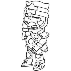 Coloriage Spike Brawl Stars (Jeux Vidéos) #221040 à imprimer et colorier