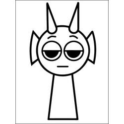 Dessin à colorier: Sprunki Incredibox (Jeux Vidéos) #218783 - Coloriages à Imprimer Gratuits