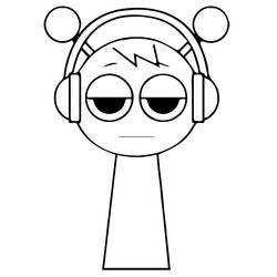 Dessin à colorier: Sprunki Incredibox (Jeux Vidéos) #218791 - Coloriages à Imprimer Gratuits