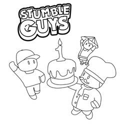 Coloriage Stumble Guys (Jeux Vidéos) #185944 à imprimer et colorier