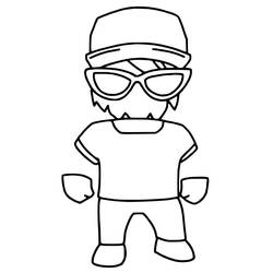 Coloriage Stumble Guys (Jeux Vidéos) #215574 à imprimer et colorier